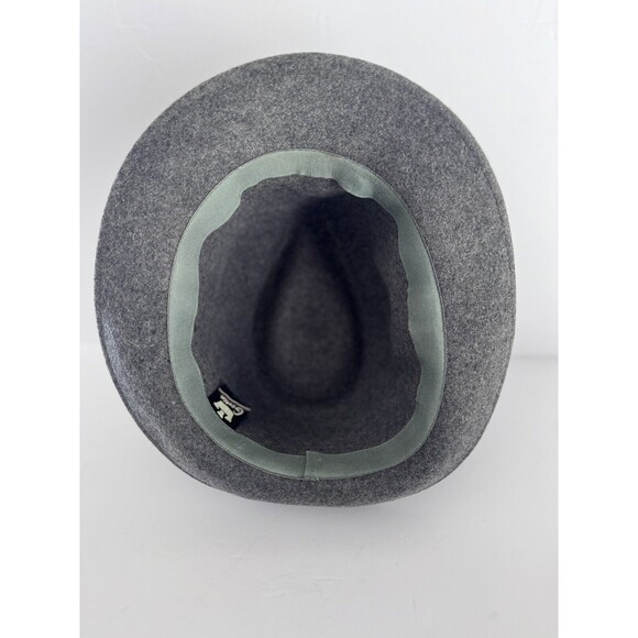 Goorin Bros. 100% Wool Fedora Hat Size Medium Grey Classic Designer - Picture 6 of 8